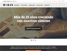 Tablet Screenshot of imancorp.es